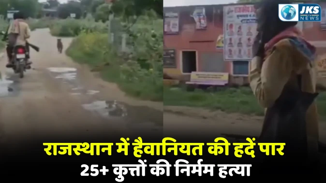 राजस्थान युवक ने 25 से अधिक कुत्तों को मारी गोली