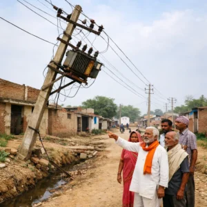 5 साल से मौत बनकर खड़ा ट्रांसफार्मर का खंभा, प्रशासन अब भी खामोश