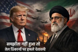 ईरान को लेकर डोनाल्ड ट्रंप का सख्त अल्टीमेटम: समझौता नहीं हुआ तो तेल ठिकानों पर हमले की चेतावनी