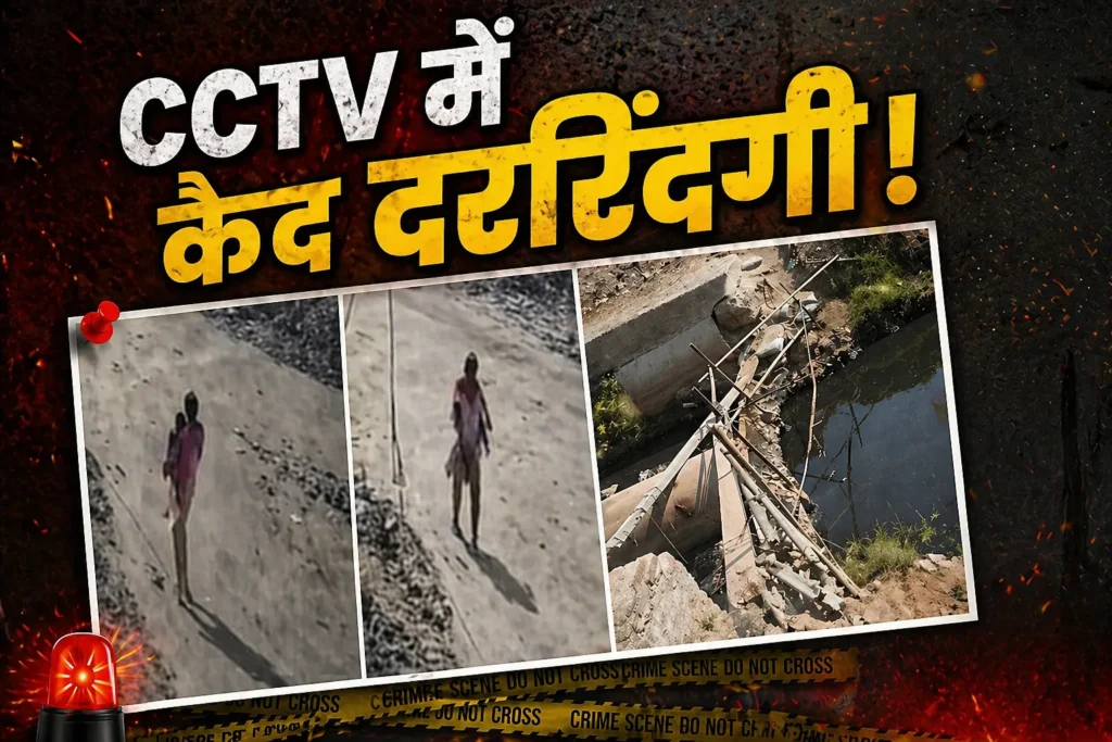 18 महीने की बच्ची को मां ने जिंदा नाले में फेंका