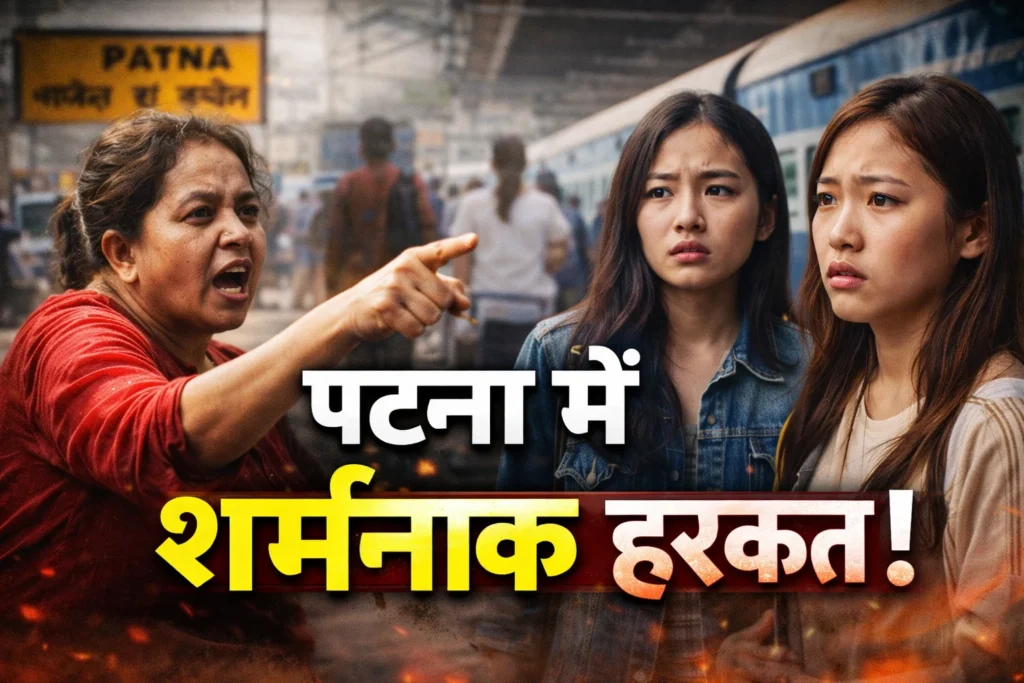 पटना रेलवे स्टेशन पर नस्लीय टिप्पणी का मामला