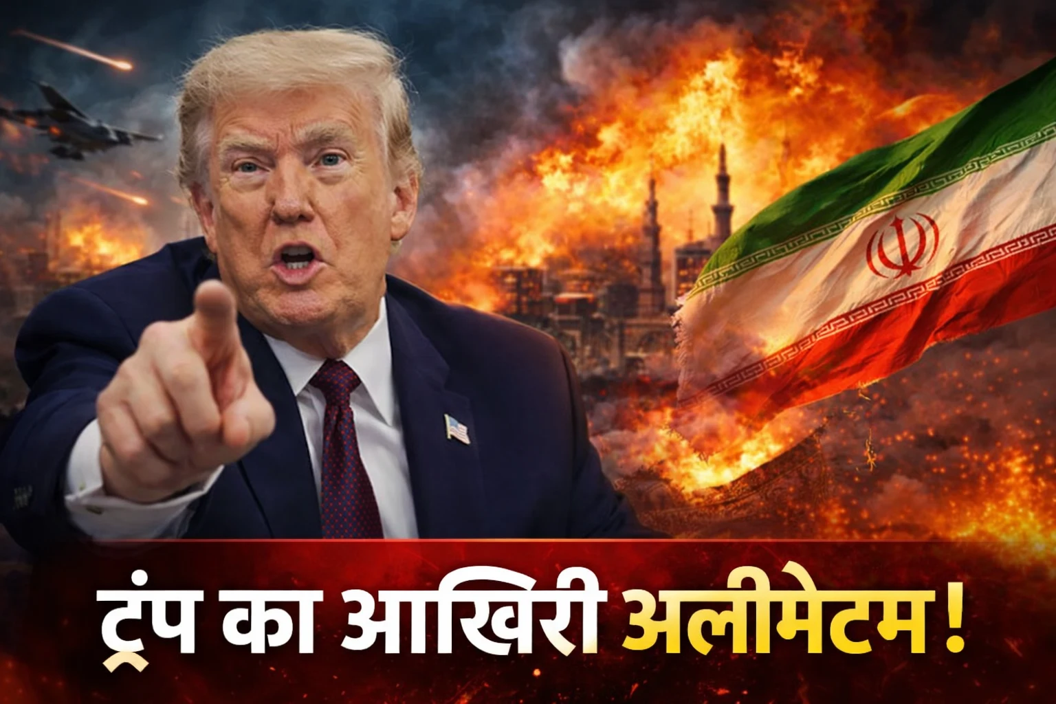 ईरान पर ट्रंप की सख्त चेतावनी से बढ़ा तनाव