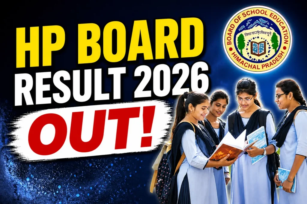 HPBOSE 12th Result 2026