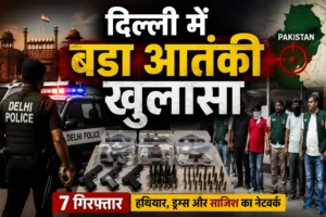 पाकिस्तान समर्थित आतंकी नेटवर्क का बड़ा खुलासा: 7 गिरफ्तार, दिल्ली-NCR में हथियार और नशीले पदार्थों की सप्लाई का आरोप